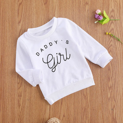 Adorable Toddler Girls Hoodies Sweet Mommy s Little Princess Graphic Print Crew Neck Sweaters for Fall Winter