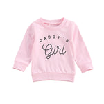 Adorable Toddler Girls Hoodies Sweet Mommy s Little Princess Graphic Print Crew Neck Sweaters for Fall Winter