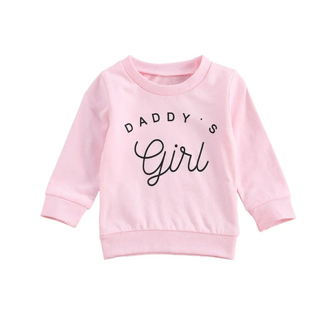 Adorable Toddler Girls Hoodies Sweet Mommy s Little Princess Graphic Print Crew Neck Sweaters for Fall Winter