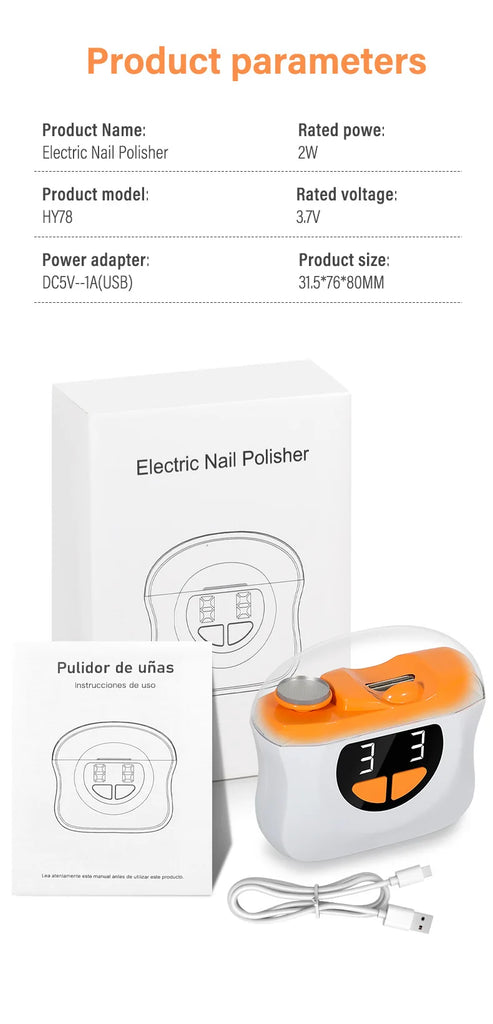 2-in-1 Baby Electric Nail Clippers – Gentle & Quiet Nail Trimmer with Anti-Splash Design, Safe Manicure Tool for Newborns, Infants & Toddlers
