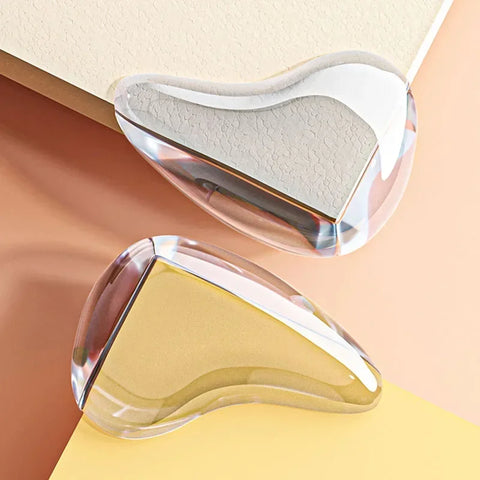 2pcs Transparent Silicone Baby Safety Table Edge & Corner Guards – Anti-Collision Protector for Furniture & Home Safety