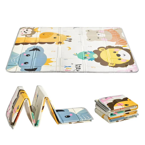 59x71 Baby Play Mat – Reversible Soft Crawling & Activity Floor Mat for Infants